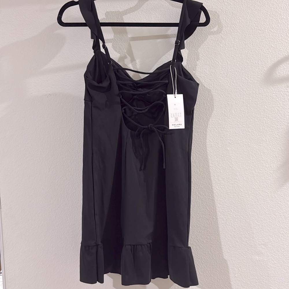 NWT Halara active dress with lace up back - Picture 4 of 5
